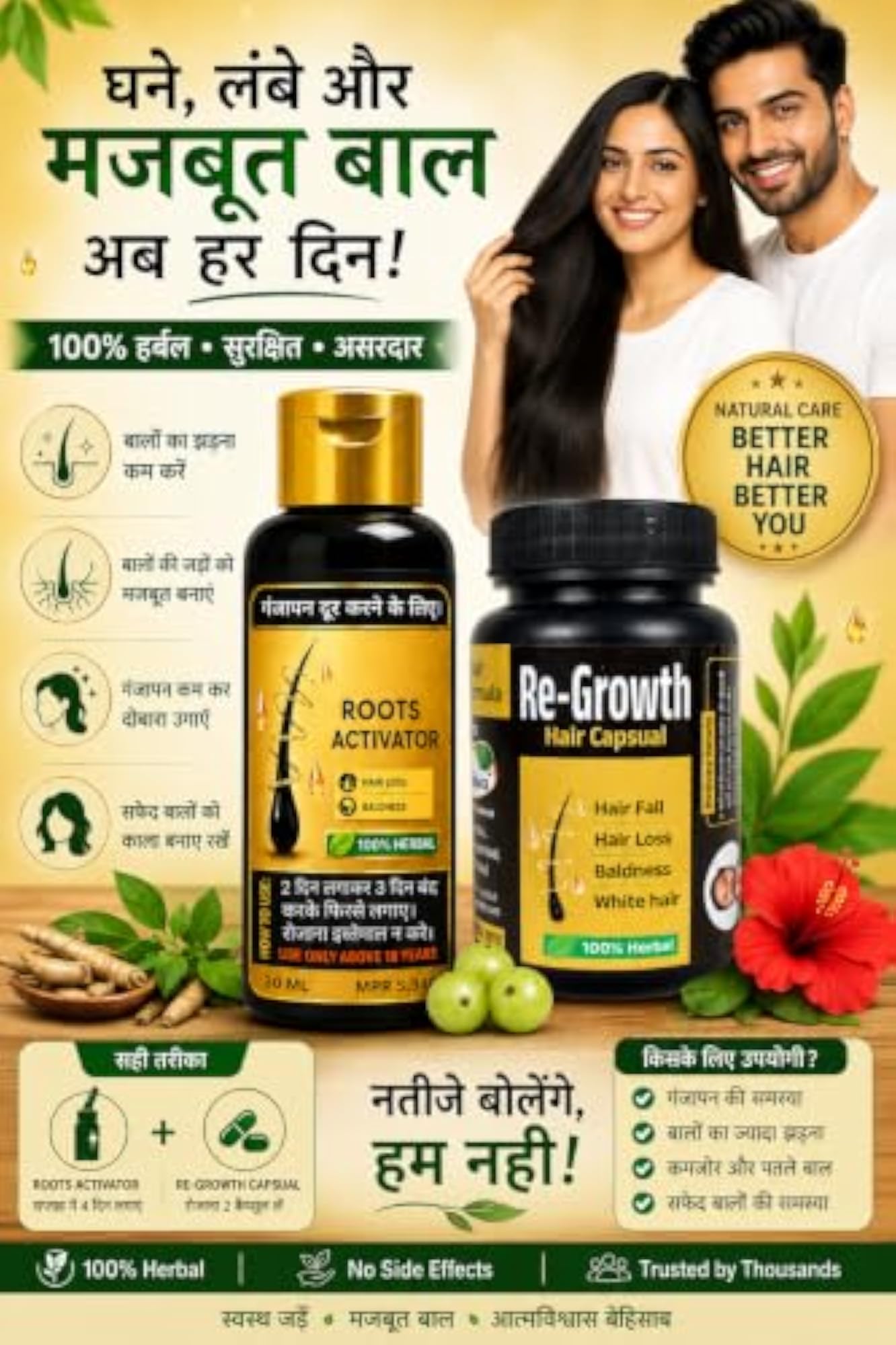Best Re Growth Hair Medicines with Roots Activator